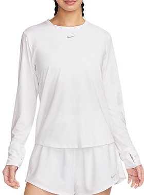 NIKE耐克ONE DRI-FIT女子速干长袖上衣休闲训练运动T恤FN2802-100