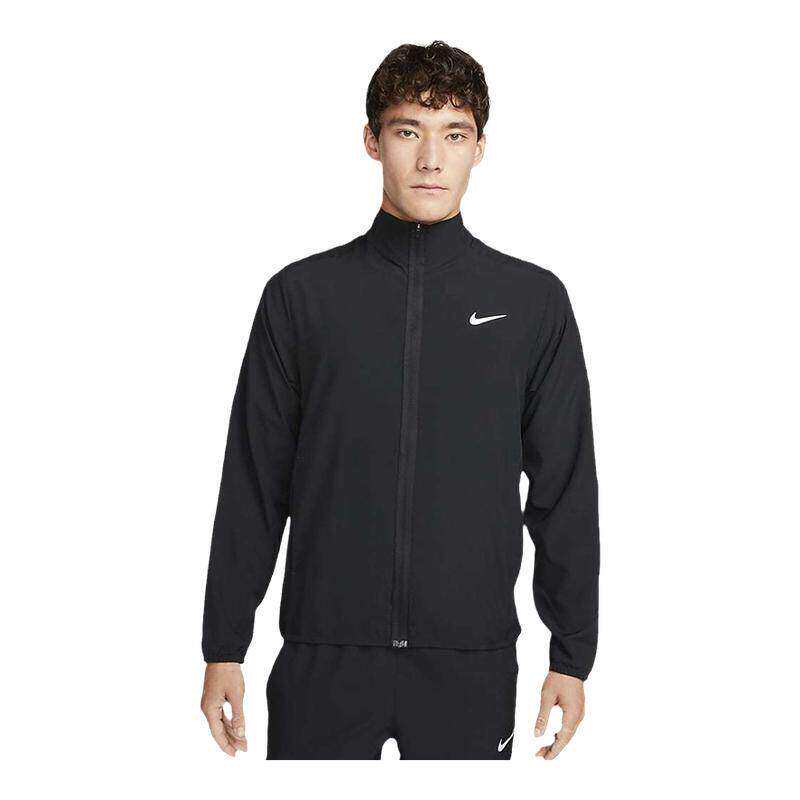 Nike耐克男子跑步夹克夏季新款梭织防风训练速干立领外套FB7500