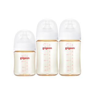【自营】贝亲/Pigeon宽口径PPSU新生婴儿防胀气防呛奶瓶耐摔AA249