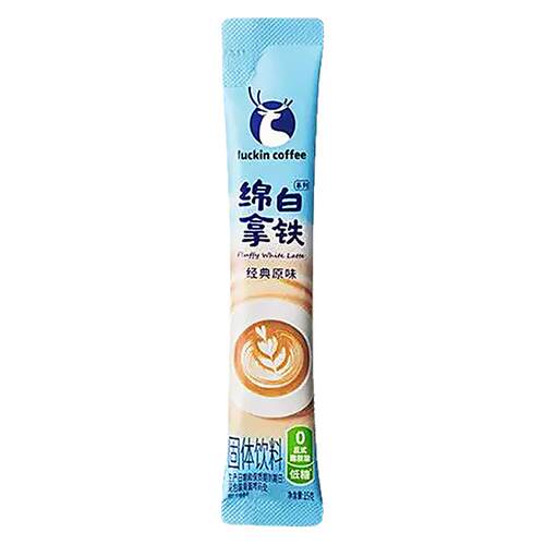 瑞幸绵白拿铁低糖速溶咖啡15g