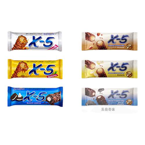 韩国进口x5巧克力棒能量夹心饼干