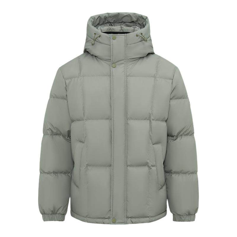 雪中飞2025秋新款男士短款加厚连帽保暖百搭宽松高品质休闲运动