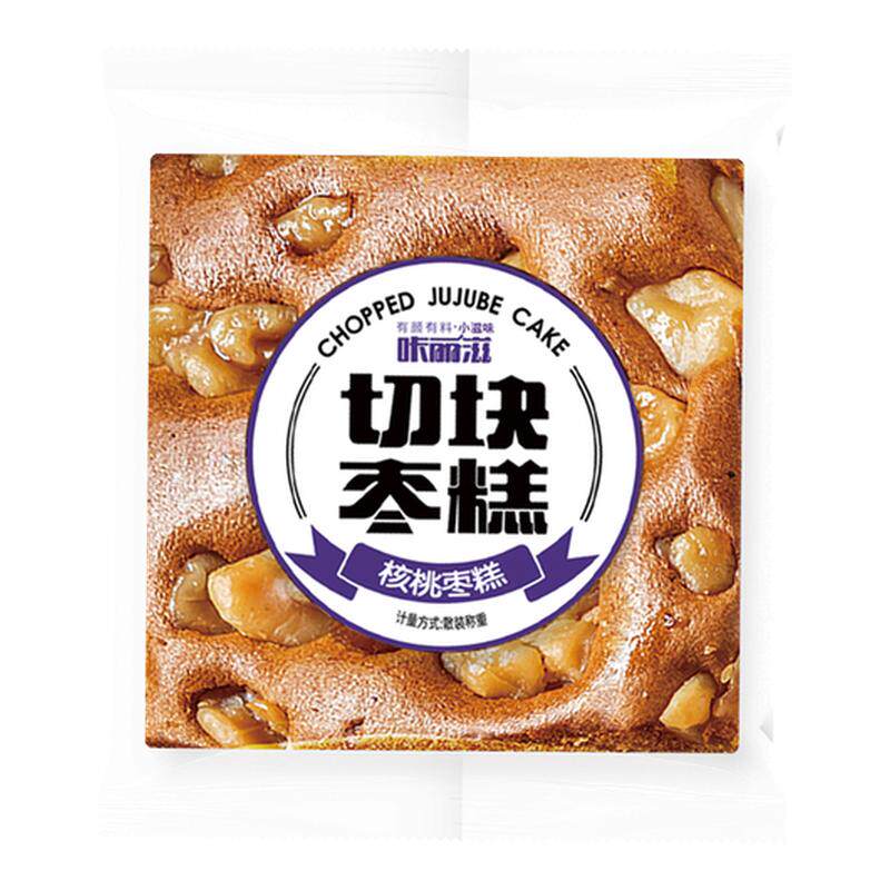 【咔丽滋旗舰店】切块枣糕核桃味坚果面包蛋糕老北京红枣糕点食品