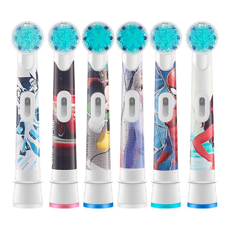 OralB/欧乐B儿童牙刷头通用欧乐b原装软毛替换电动牙刷头D100 PRO