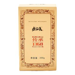 200g手筑茯茶砖茶金花西安特产 特级泾阳茯茶传承1368 淡糯香