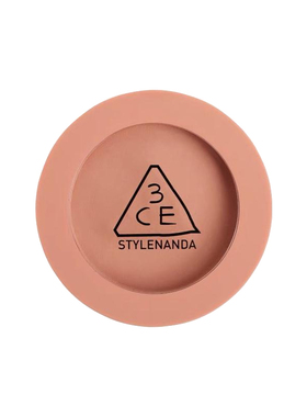 【正品保障】3CE单色腮红小方块膨胀收缩高光修容多用裸粉色显白