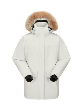 High Rock/天石鹅铠甲鹅绒700蓬可拆帽派克服GT436