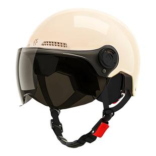 新日头盔电动车女3c认证四季 防晒头盔 通用头盔男电动车电瓶车夏季