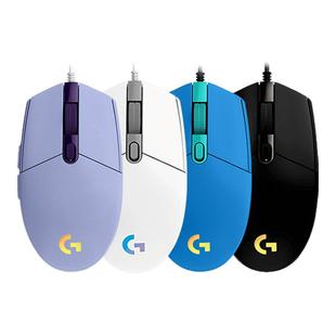 旗舰罗技G102二代有线电竞鼠标游戏宏吃鸡RGB灯光笔记本电脑滑鼠