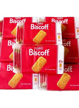 比利时lotus和情缤咖时焦糖饼干进口办公室蛋糕装饰零食官方旗舰