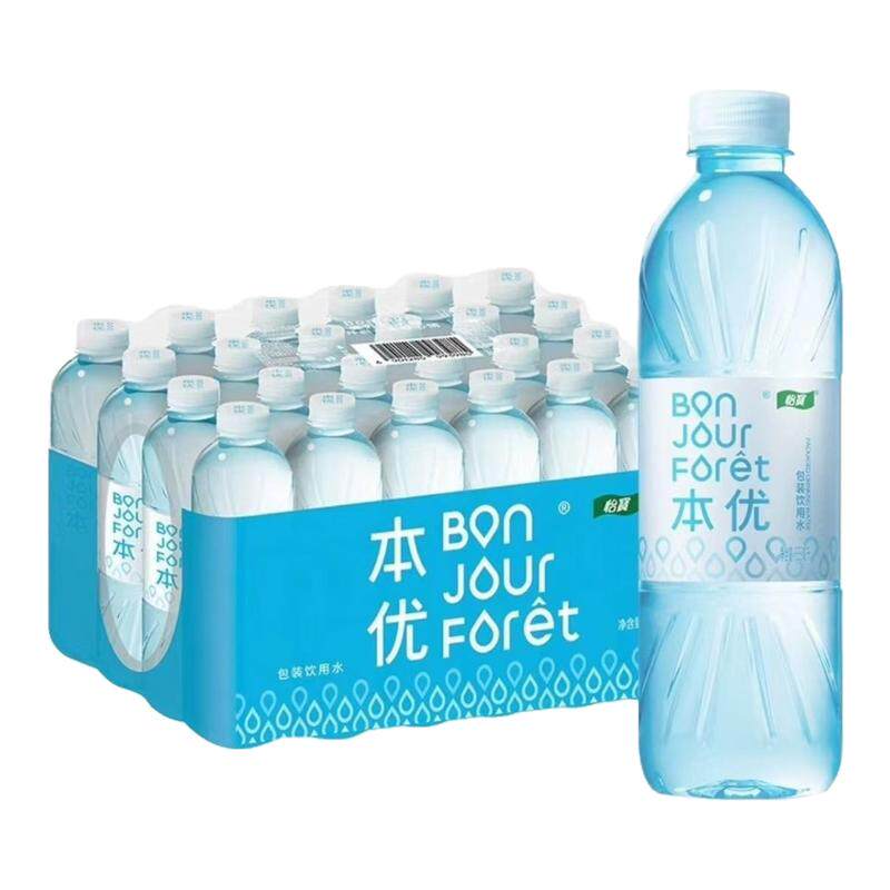 怡宝本优饮用水555ml*24瓶箱装饮用水新品特价会议用
