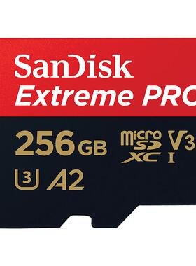 闪迪tf卡256g内存sd卡无人机pocket3运动相机action4/5pro存储卡