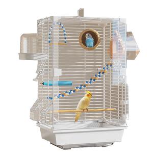 鹦鹉笼子家用鸟笼子大号别墅豪华生态专用新型防溅亚克力2025新款
