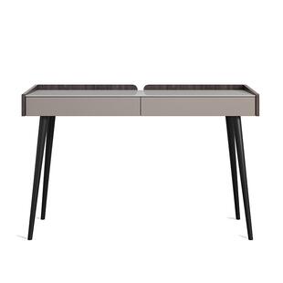 意式岩板极简现代书桌卧室台式电脑桌家用写字台简易办公桌小户型