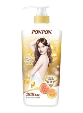 台湾nice耐斯澎澎沐浴露ponpon香浴乳漾采紧致正品蓬松持久留香