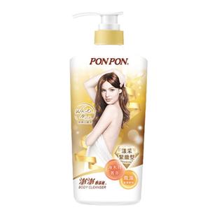 台湾nice耐斯澎澎沐浴露ponpon香浴乳漾采紧致正品 蓬松持久留香