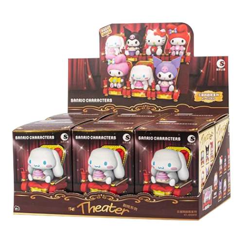 三丽鸥剧场系列盲盒植绒手办正版授权潮玩可爱公仔摆件生日礼物