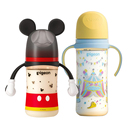 贝亲PPSU奶瓶婴儿防胀气彩绘把手防摔宝宝离乳吸管3-6个月1岁以上