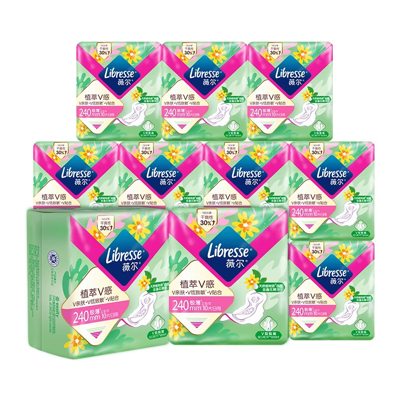 薇尔卫生巾240mm100片实惠装