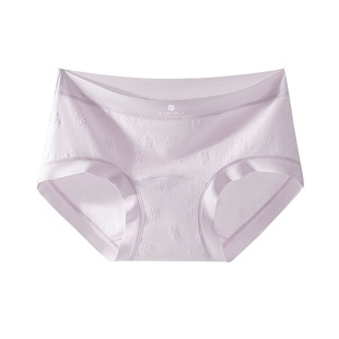 100%全棉少女生无痕中腰三角裤 芬腾内裤 女A类纯棉10a抑菌2025新款