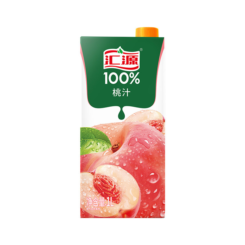 汇源果汁1L桃汁苹果汁多口味组合图片