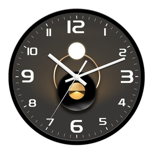 网红轻奢挂钟客厅家用时尚 石英钟 卧室静音挂墙时钟表简约现代新款