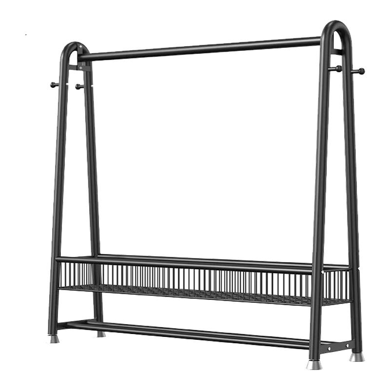 简易衣帽架落地家用卧室房间可移动多功能挂衣架衣服收纳架晾衣架