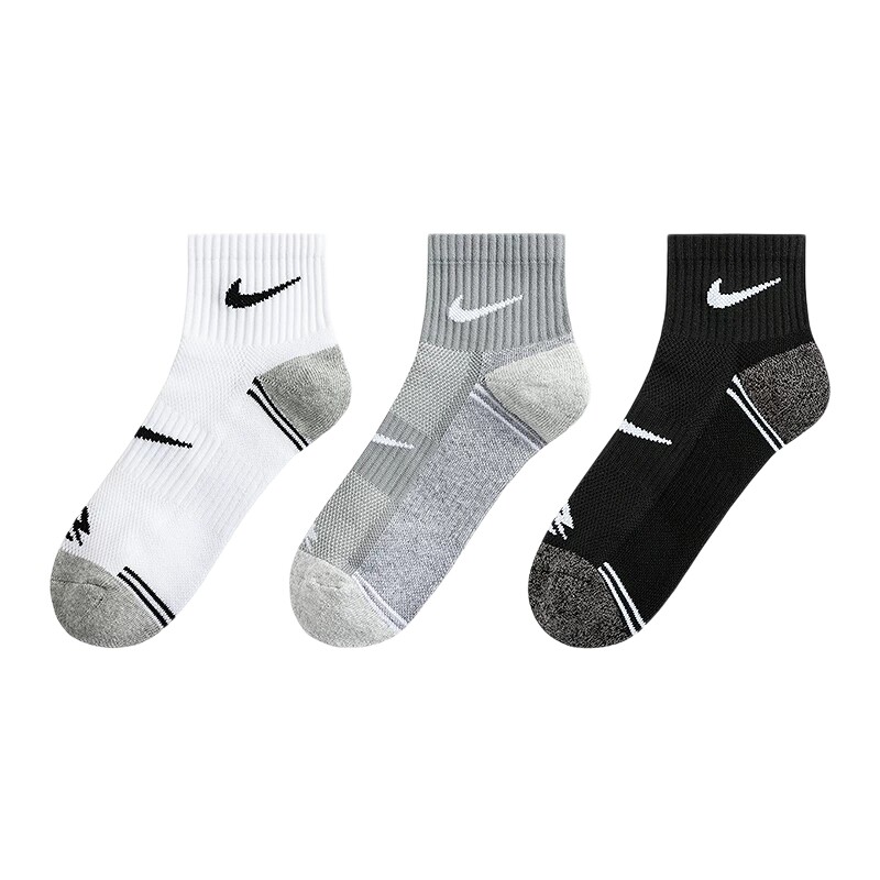 【3双装】Nike 3brand运动袜儿童袜子男女童棉袜休闲袜N32543023