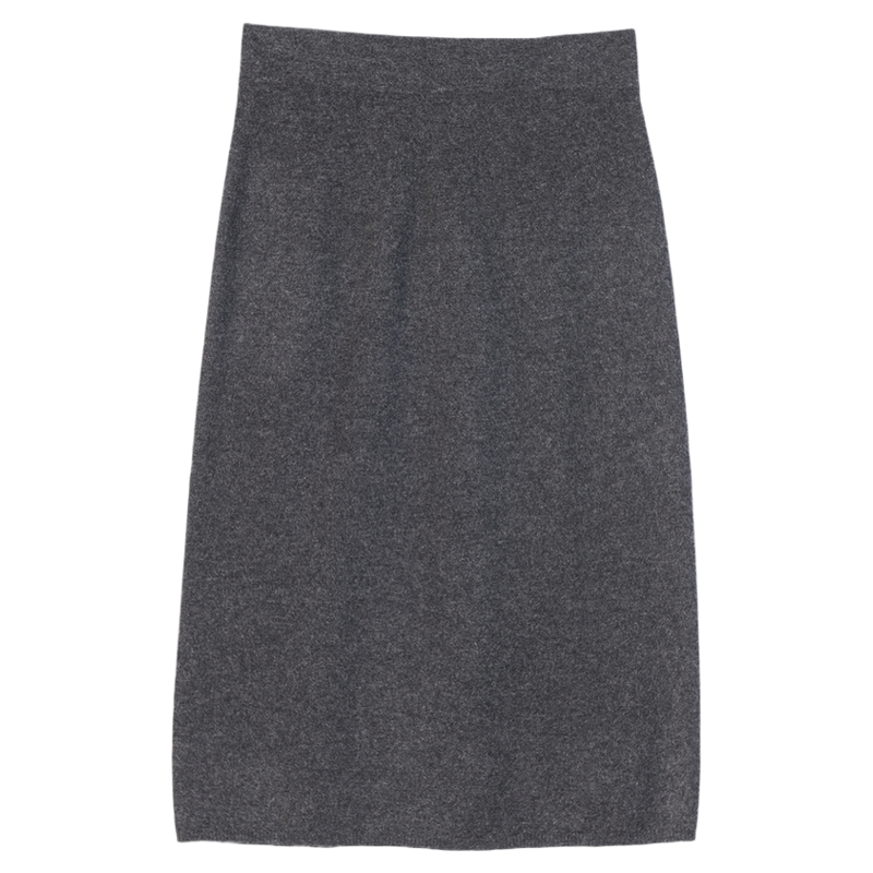 Gobi戈壁25冬季气质A字百搭裙子针织裙女士羊绒半身裙WK1097