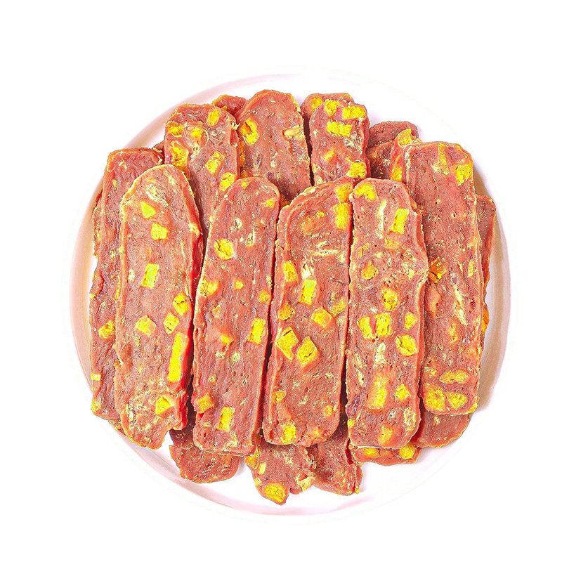 狗狗蛋黄鸭肉切片肉干训练奖励
