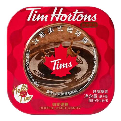 Tims冰萃美式咖啡糖薄荷提神