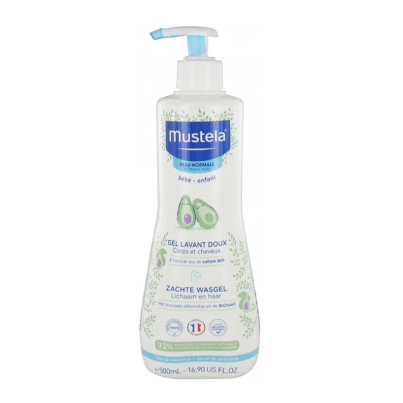 MUSTELA/妙思乐法国洗发沐浴二合一儿童洗发水沐浴露婴儿洗护27年