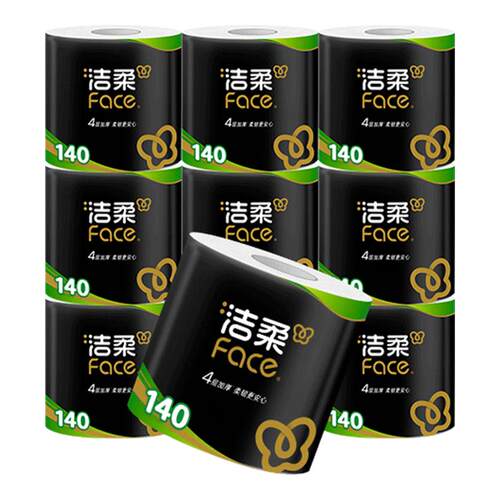 洁柔face无香卷纸140g10卷