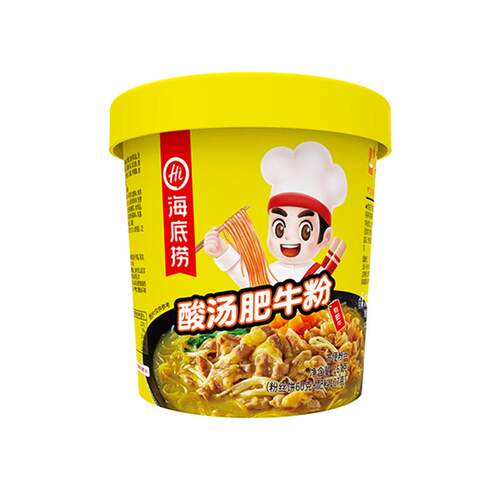 海底捞酸汤肥牛粉丝速食懒人食品