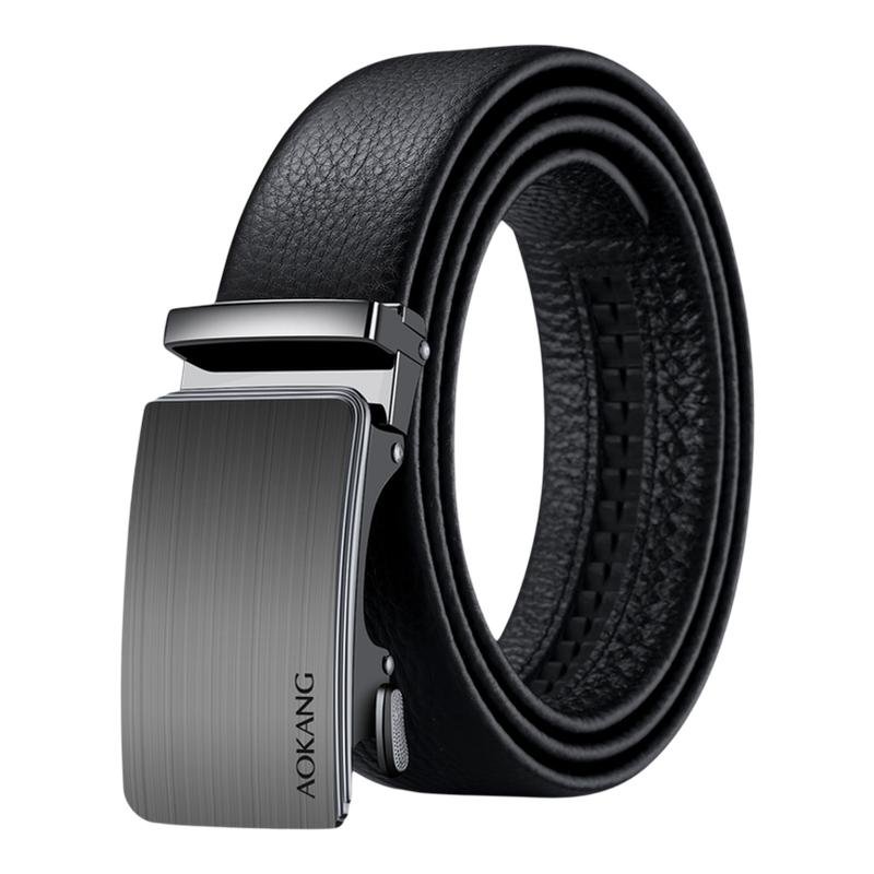 奥康皮带男2025新款真皮正品