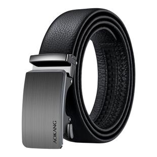 带 商务自动扣腰带高档年轻人纯牛皮裤 奥康皮带男2025新款 真皮正品