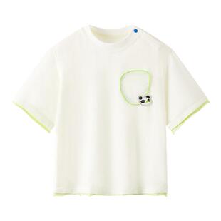 babycare防晒t恤儿童t恤男童衣服夏季 女童上衣卡通T恤 婴幼儿短袖