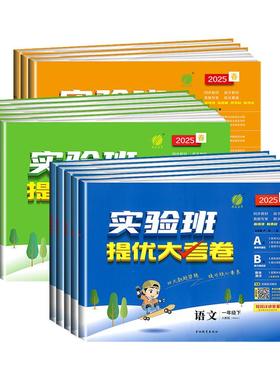 2025实验班提优大考卷一二三四五六年级上下册语文数学英语人教版北师大苏教单元期末同步练习册训练学霸提优大试卷测试卷全套培优