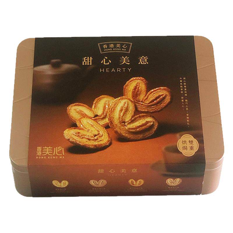 香港美心甜心美意蝴蝶酥230g礼盒装进口零食糕点曲奇饼干年货送礼