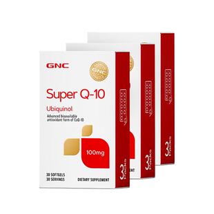GNC健安喜辅酶q10还原型超级辅酶泛醇心肌心脏软胶囊备孕30粒正品