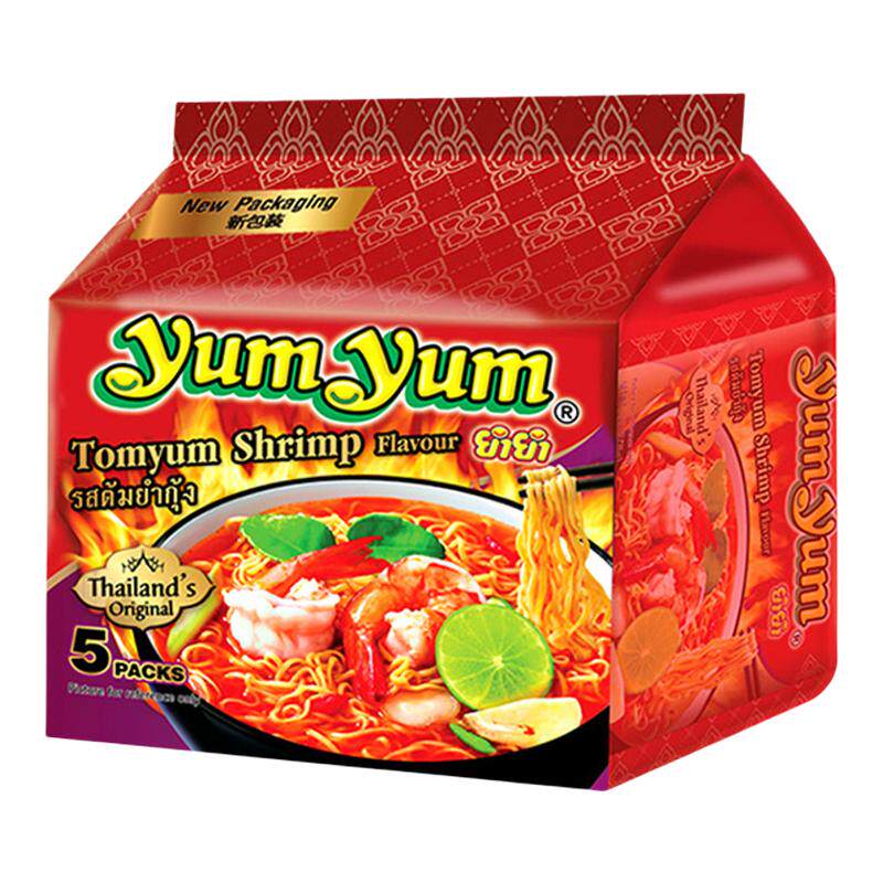泰国进口yumyum/养养牌冬阴功面酸辣虾味浓汤面方便面泡面夜宵