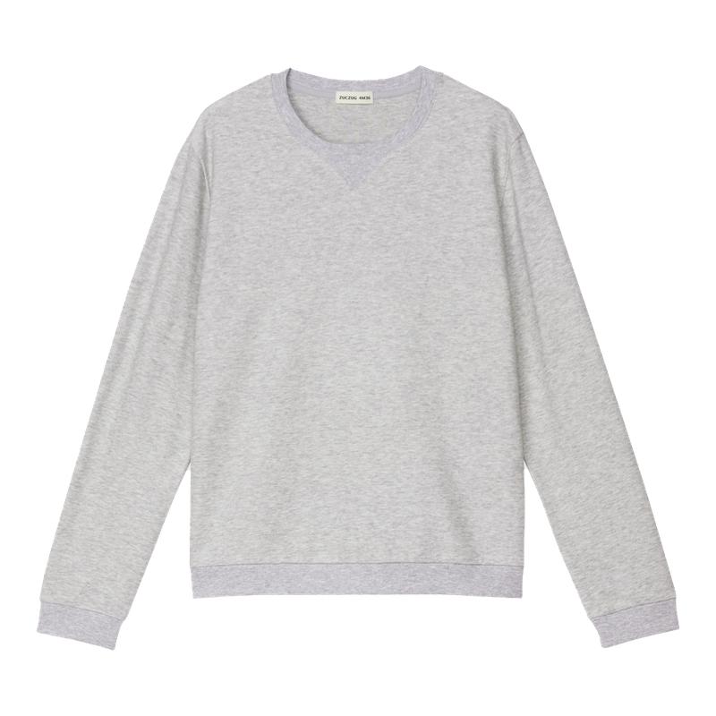 素然ZUCZUG 4M36 24秋季女士慵懒细腻毛巾针织布圆领卫衣