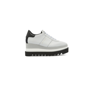 McCartney2026夏季 Sneakelyse Stella 珍珠灰厚底休闲运动鞋 新品
