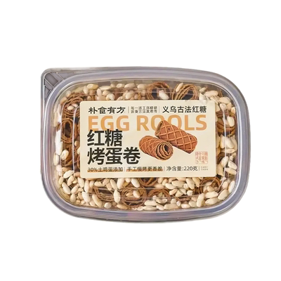 朴食有方手工红糖烤蛋卷