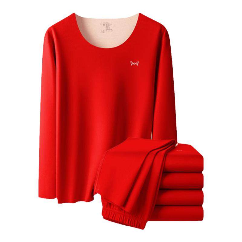 猫人2026属马年红色本命年内衣套装女款羊绒蚕丝德绒保暖结婚男款,女士内衣/男士内衣/家居服,保暖套装,淘宝优惠券,粉丝福利购,淘宝优惠卷