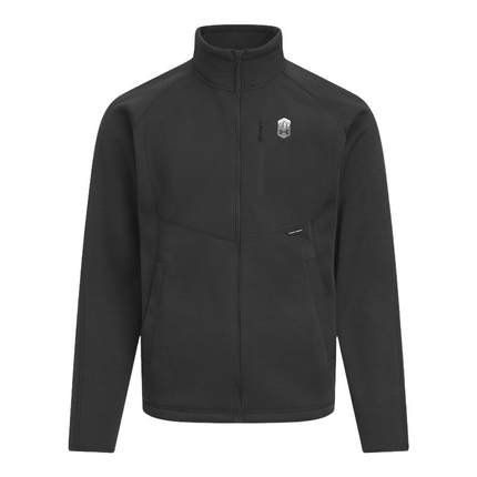 安德玛UA冬季新款男子仿羊羔绒夹克抓绒户外运动外套6010034-001