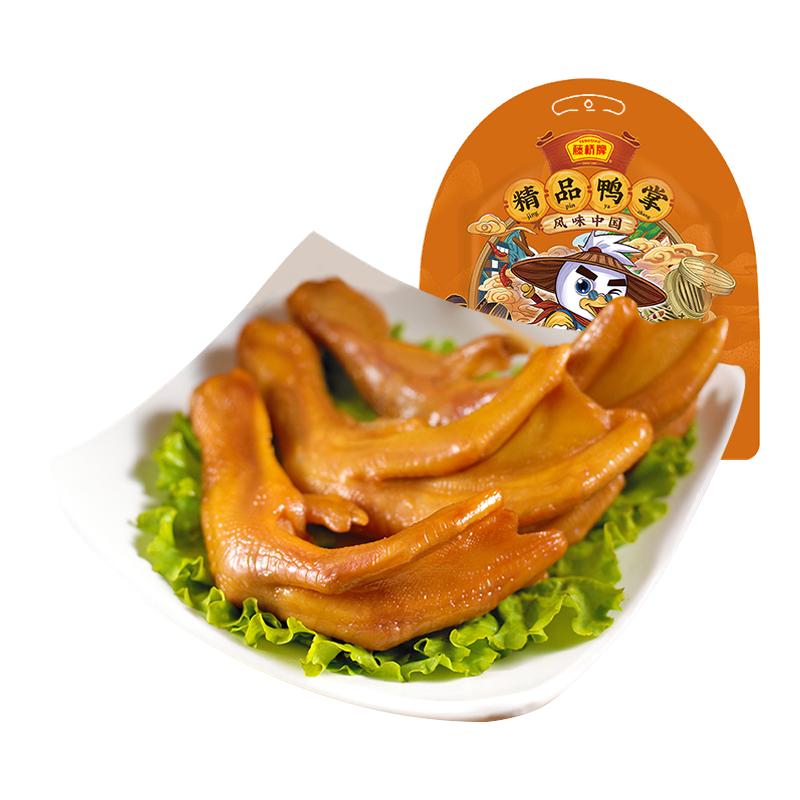 藤桥牌精品鸭掌温州小吃酱香卤味