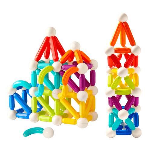 mideer弥鹿儿童益智彩虹磁力片