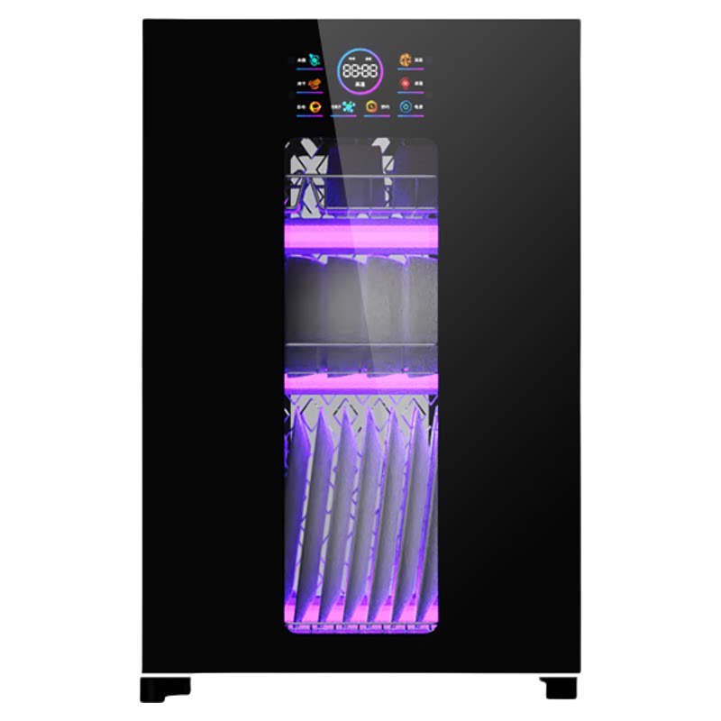 日本撄花消毒柜家用小型台式免沥水高温烘干紫外线大容量消毒碗柜