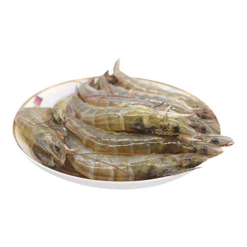 淡水虾水库放养无盐大虾净重无冰河虾湖水虾清水虾鲜活速冻发顺丰